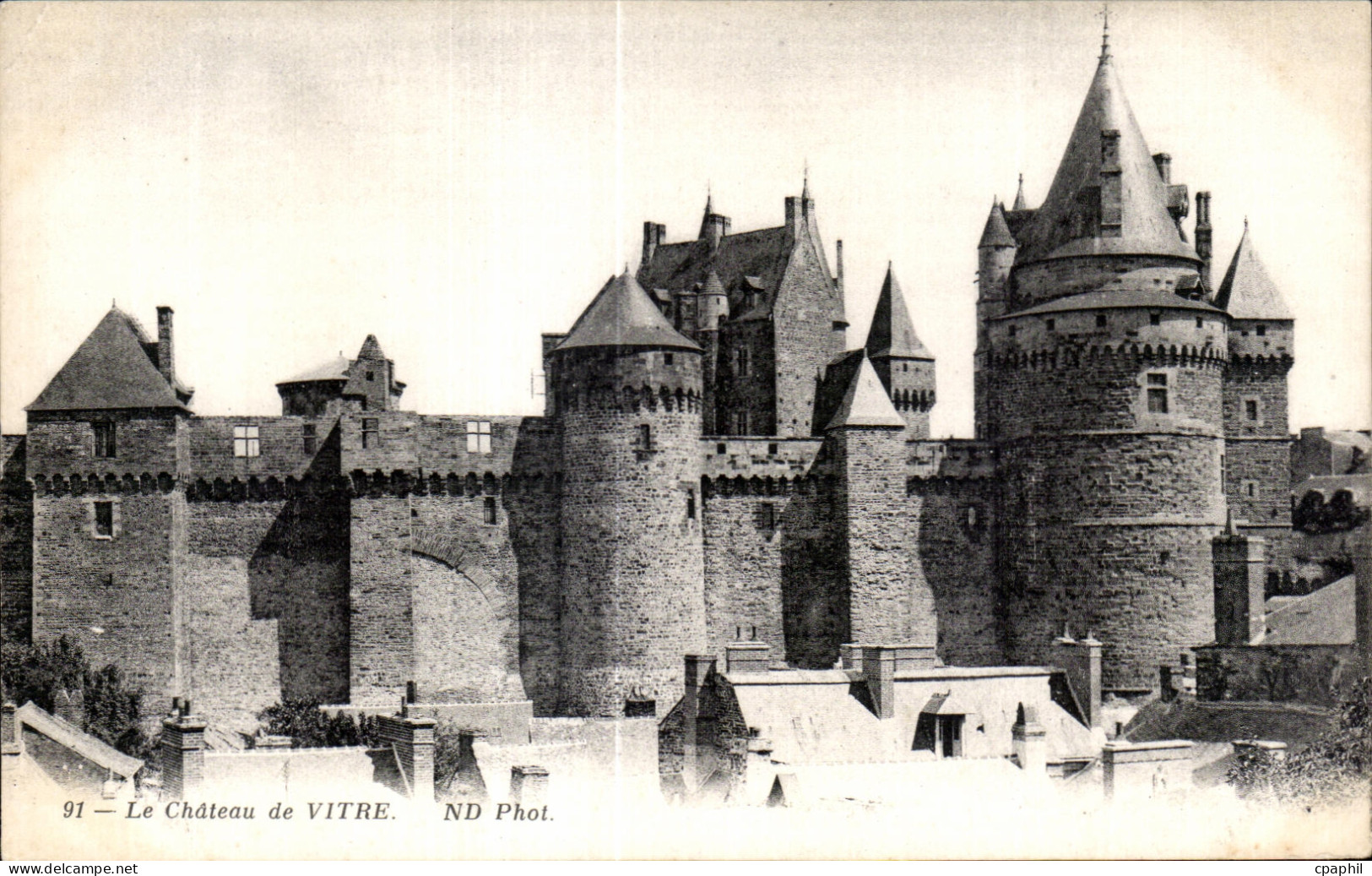 CPA Le Chateau de Vitre