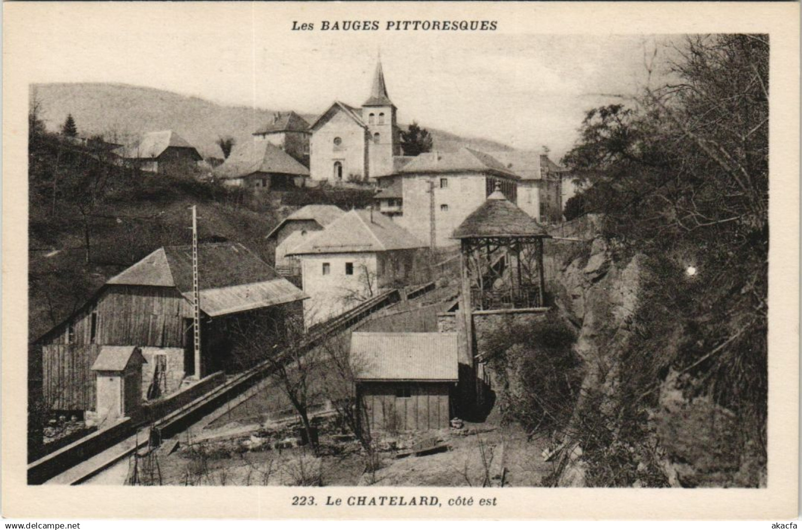 CPA LE CHATELARD Cote Est (1192914)