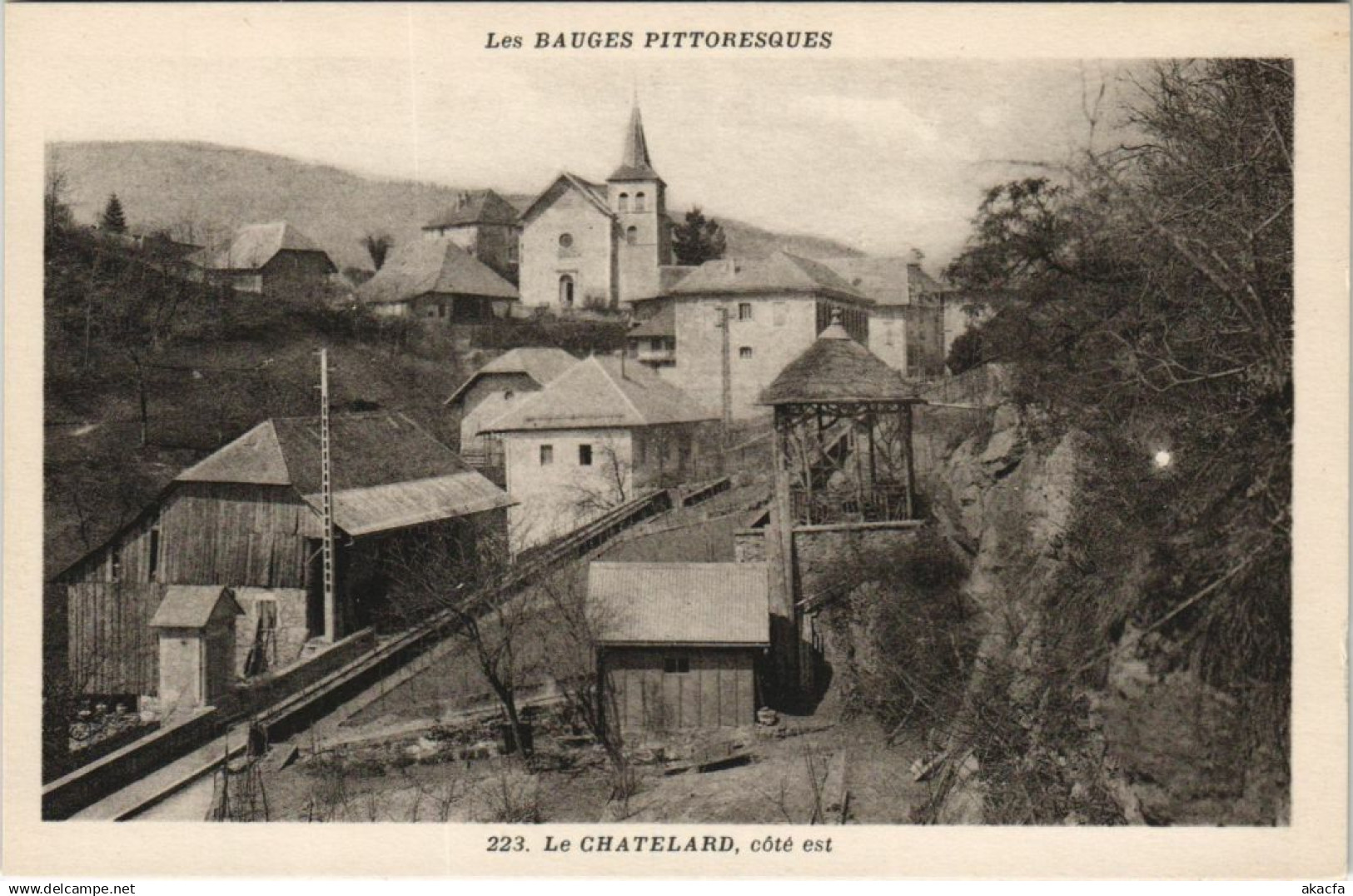 CPA LE CHATELARD Cote Est (1192936)