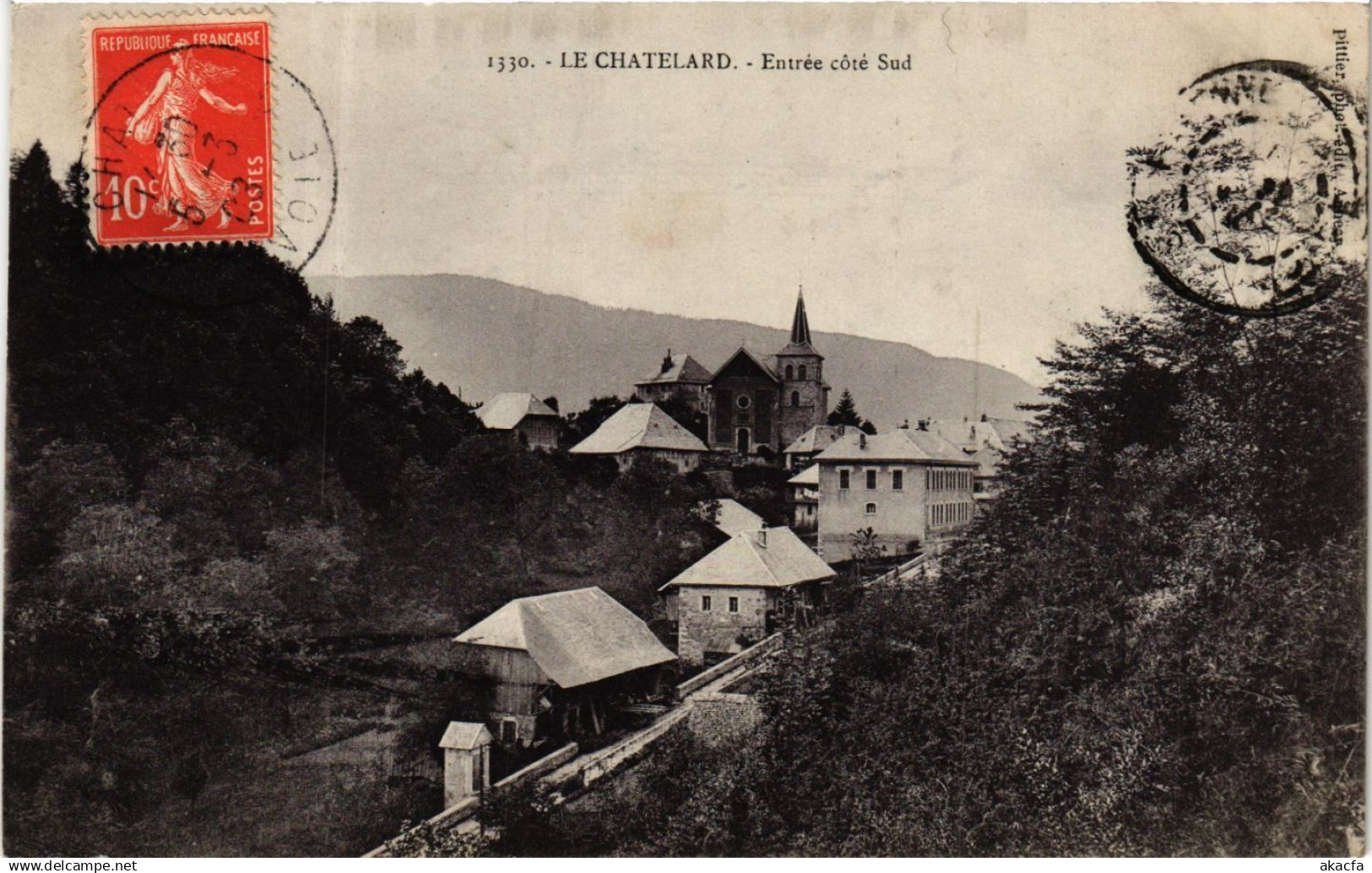 CPA Le CHATELARD - Entrée coté Sud (651779)
