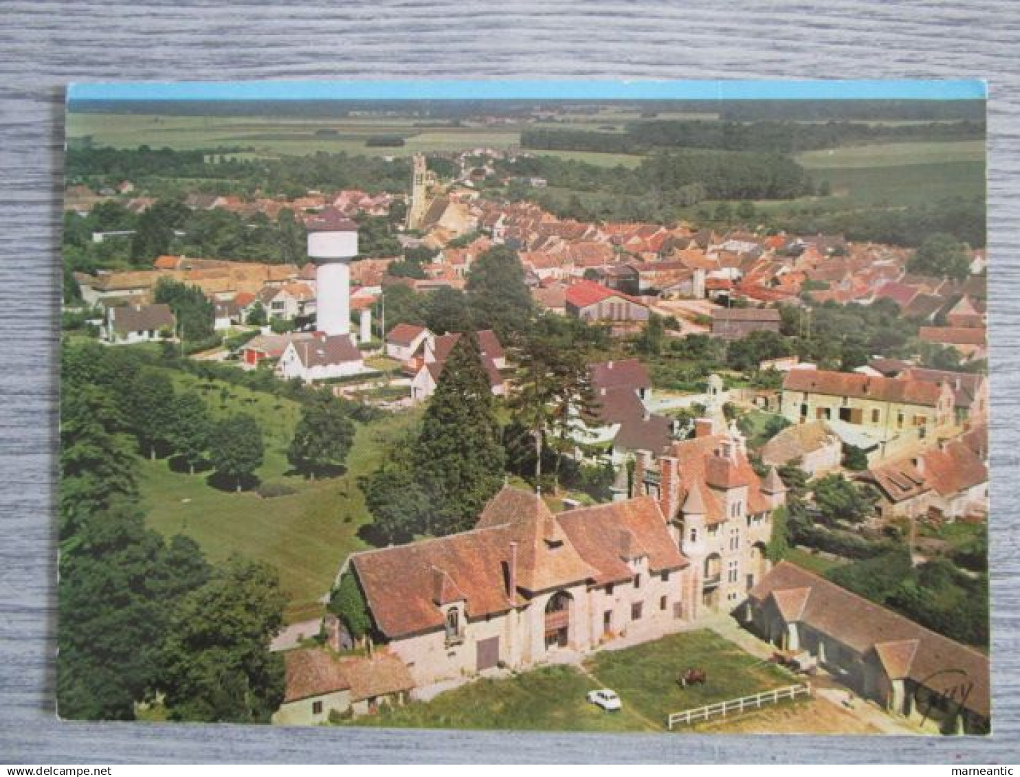 Cpa le Chatelet en Brie (77) le château des dames, le centre hippique et le village