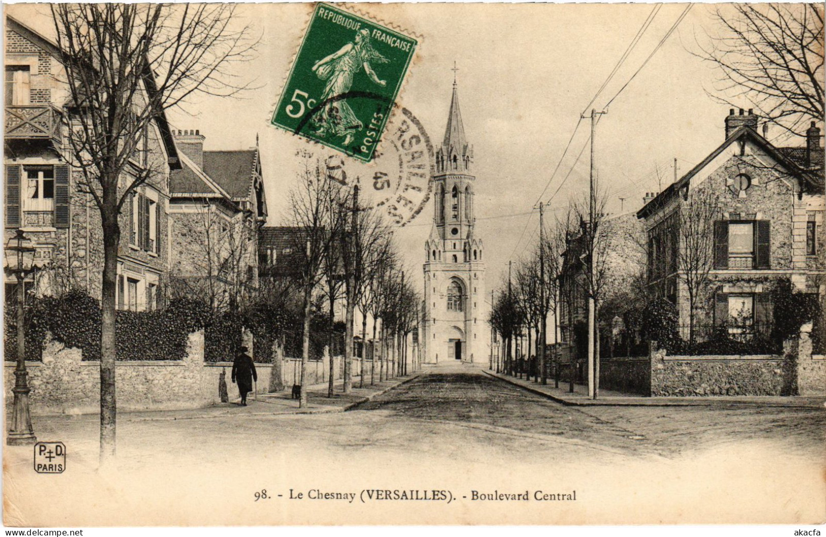 CPA LE CHESNAY Boulevard Central (1411279)