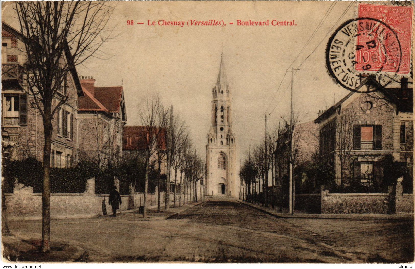 CPA LE CHESNAY VERSAILLES - Boulevard Central (1386443)