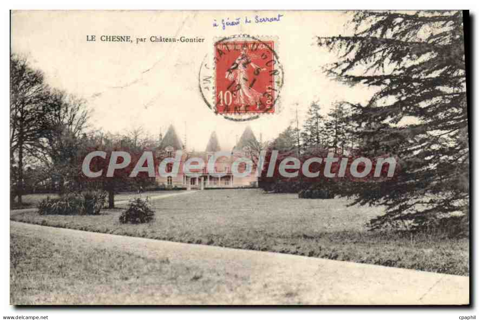 CPA Le Chesne Par Chateau Gontier