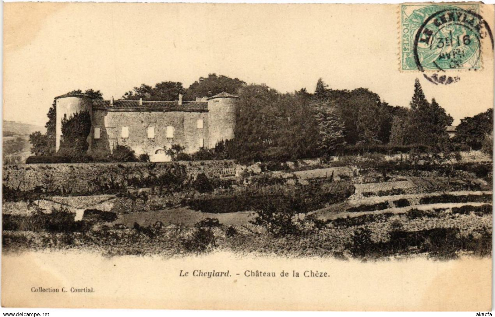 CPA Le CHEYLARD Chateau de la Cheze (398699)
