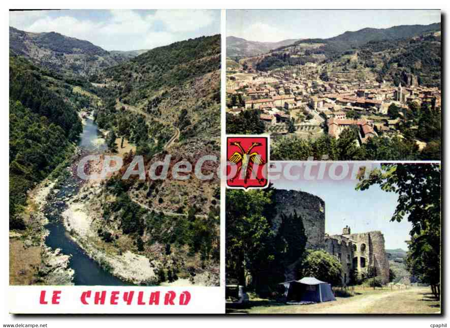 CPA Le Cheylard Les Gorges de l'Evrieux Vue generale