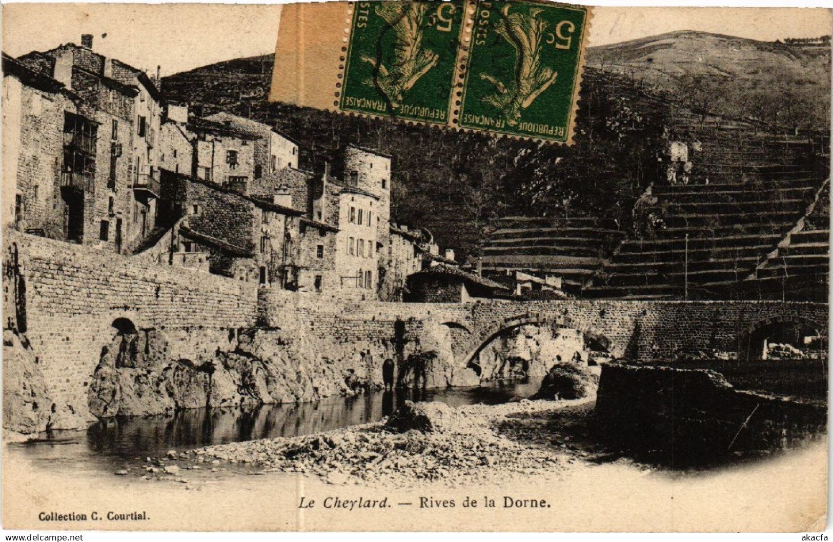 CPA Le CHEYLARD - Rives de la Dorne (484914)