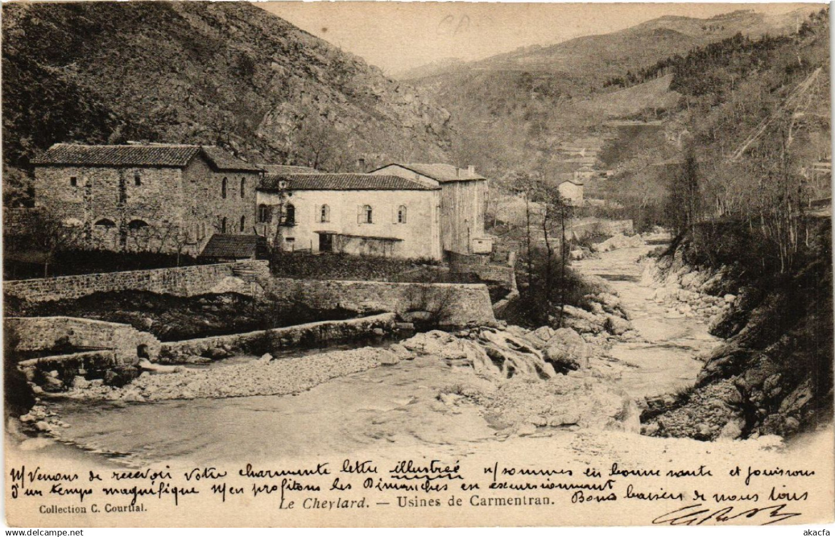 CPA Le CHEYLARD - Usines de Carmentran (484926)