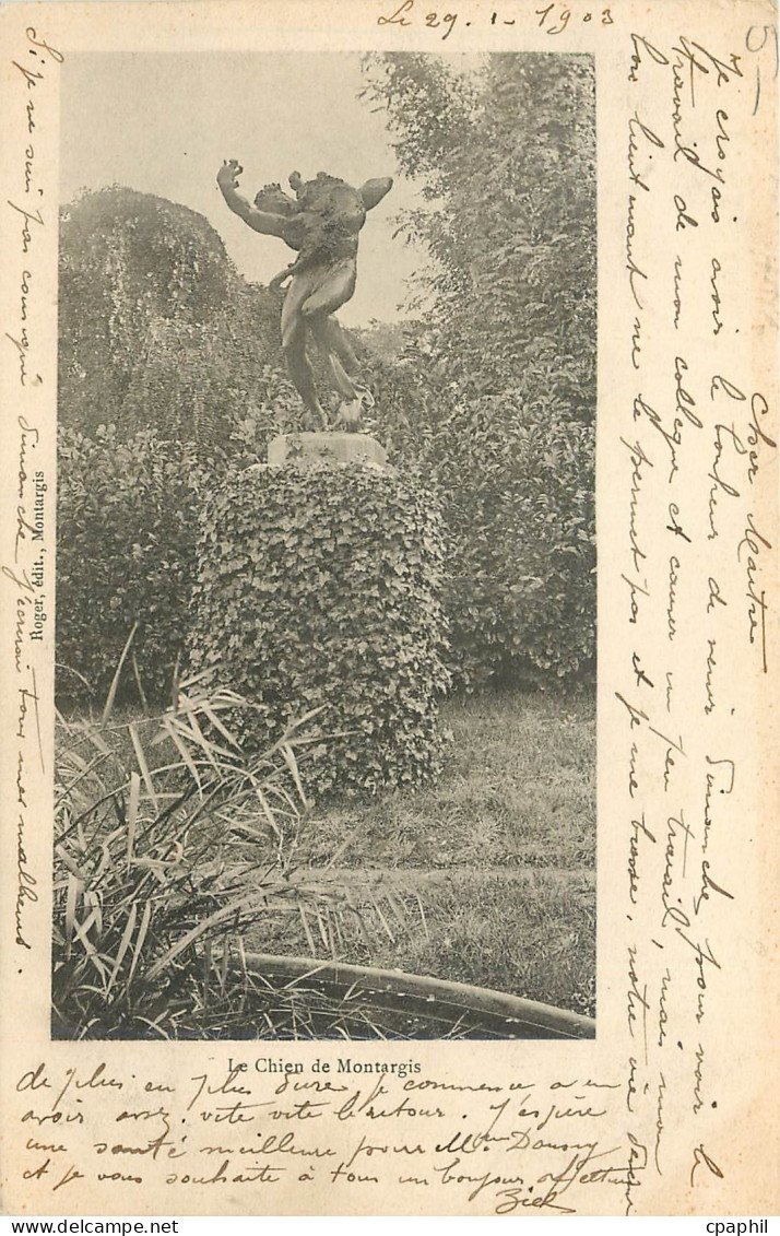 CPA Le Chien de Montargis