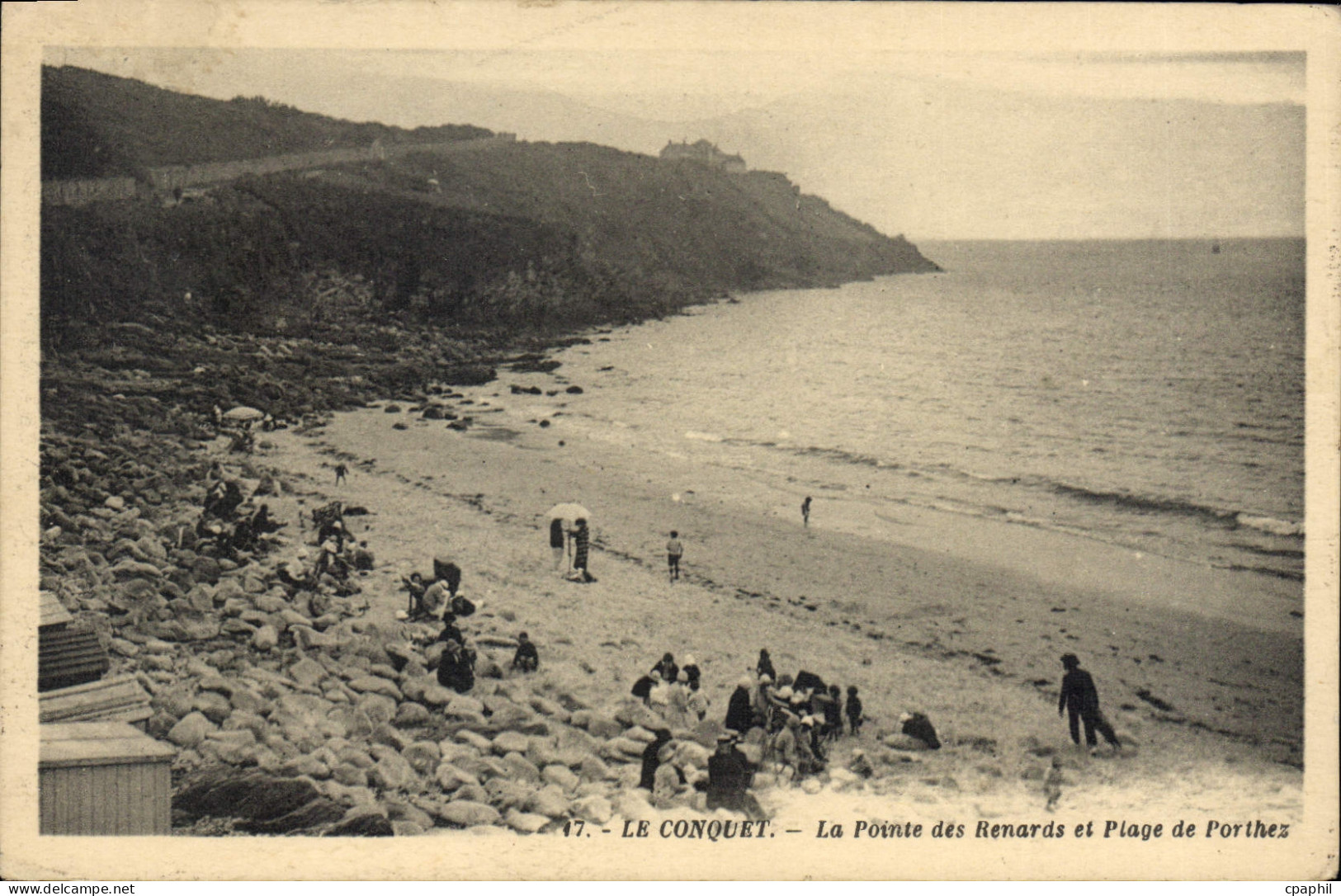 CPA Le Conquet La Pointe Des Renards Et Plage De Porthez