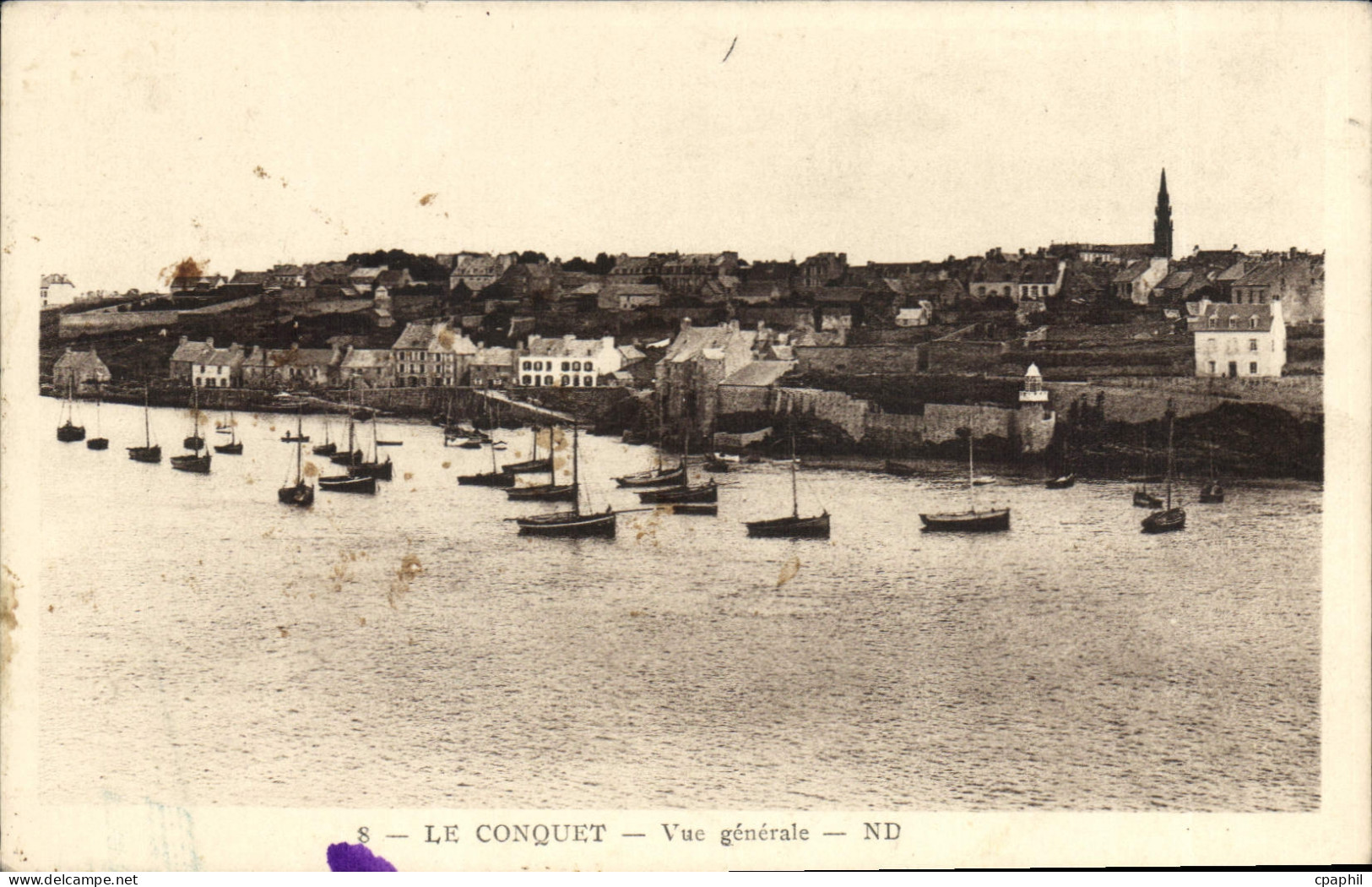 CPA Le Conquet Vue Generale