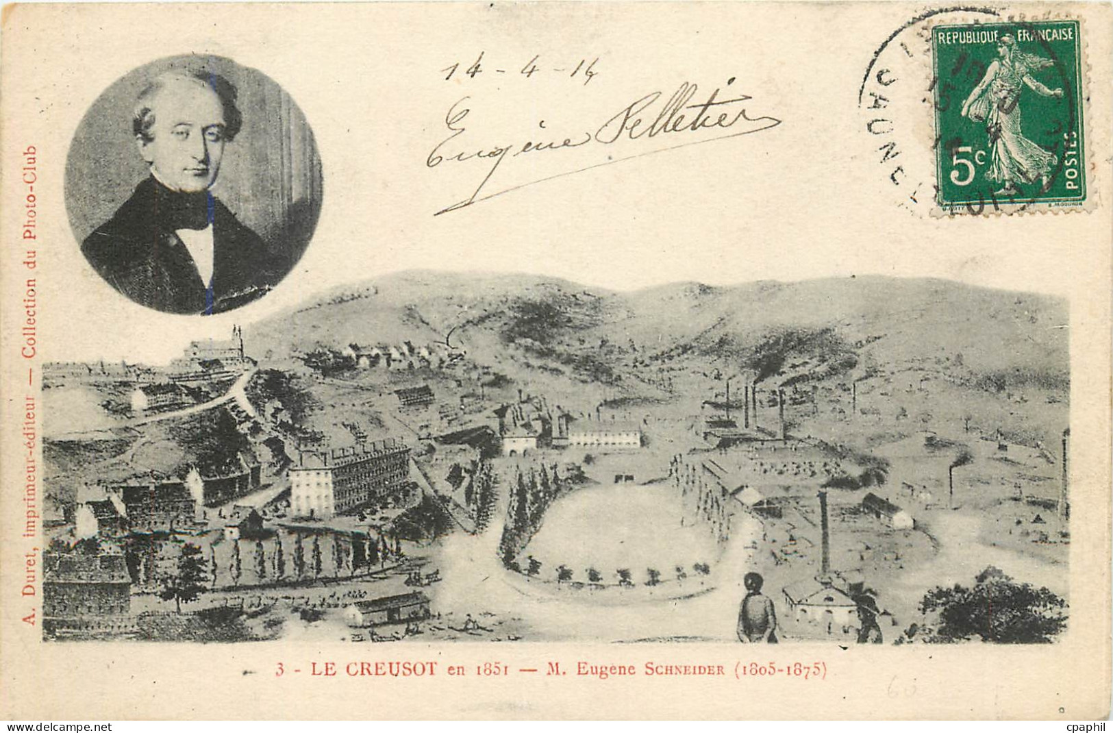 CPA Le Creusot M Eugene Schneider
