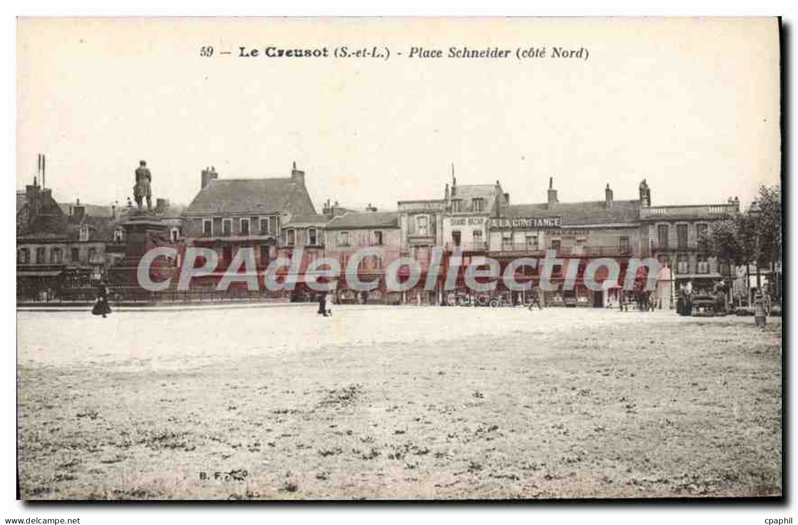 CPA Le Creusot Place Schneider