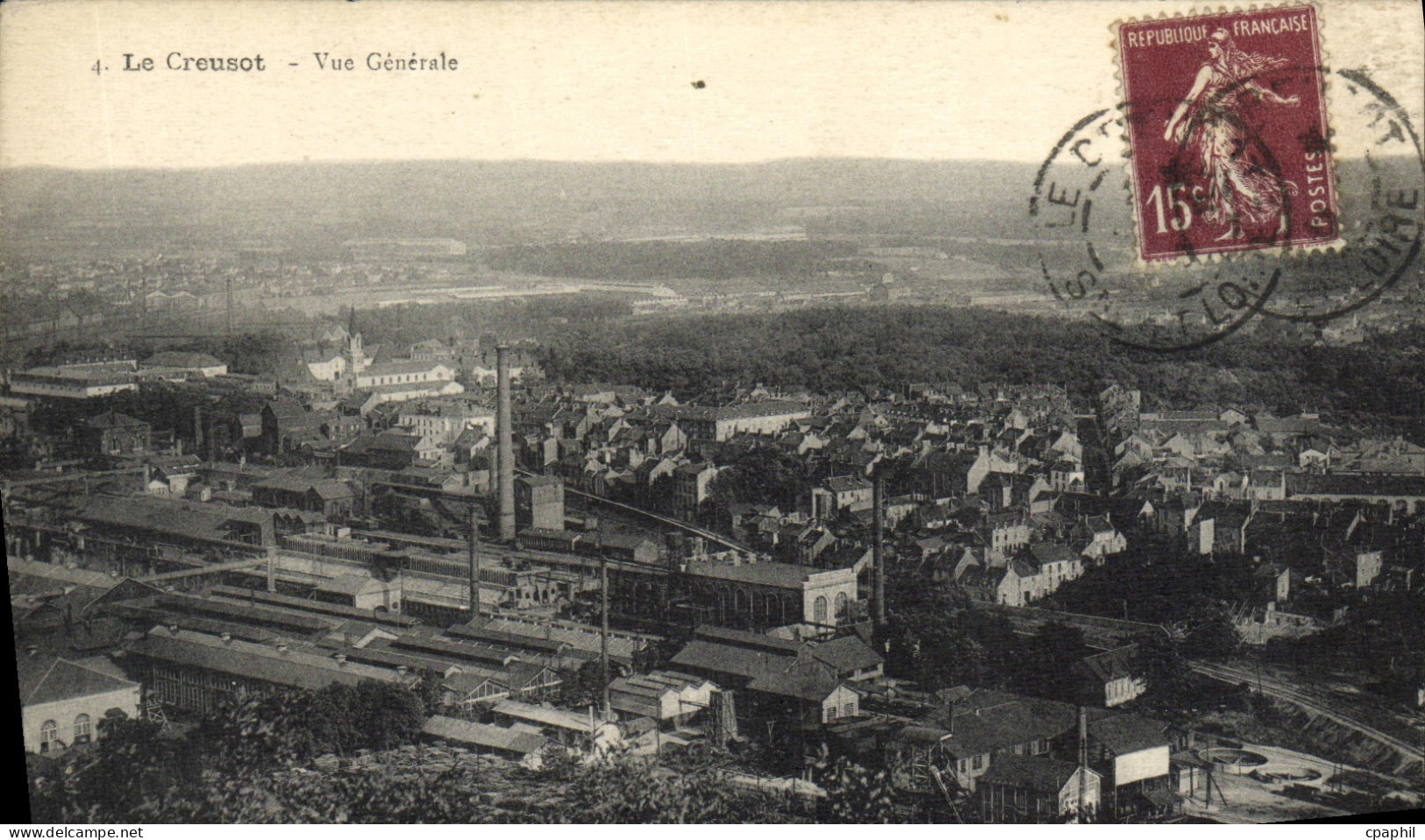 CPA Le Creusot Vue Generale
