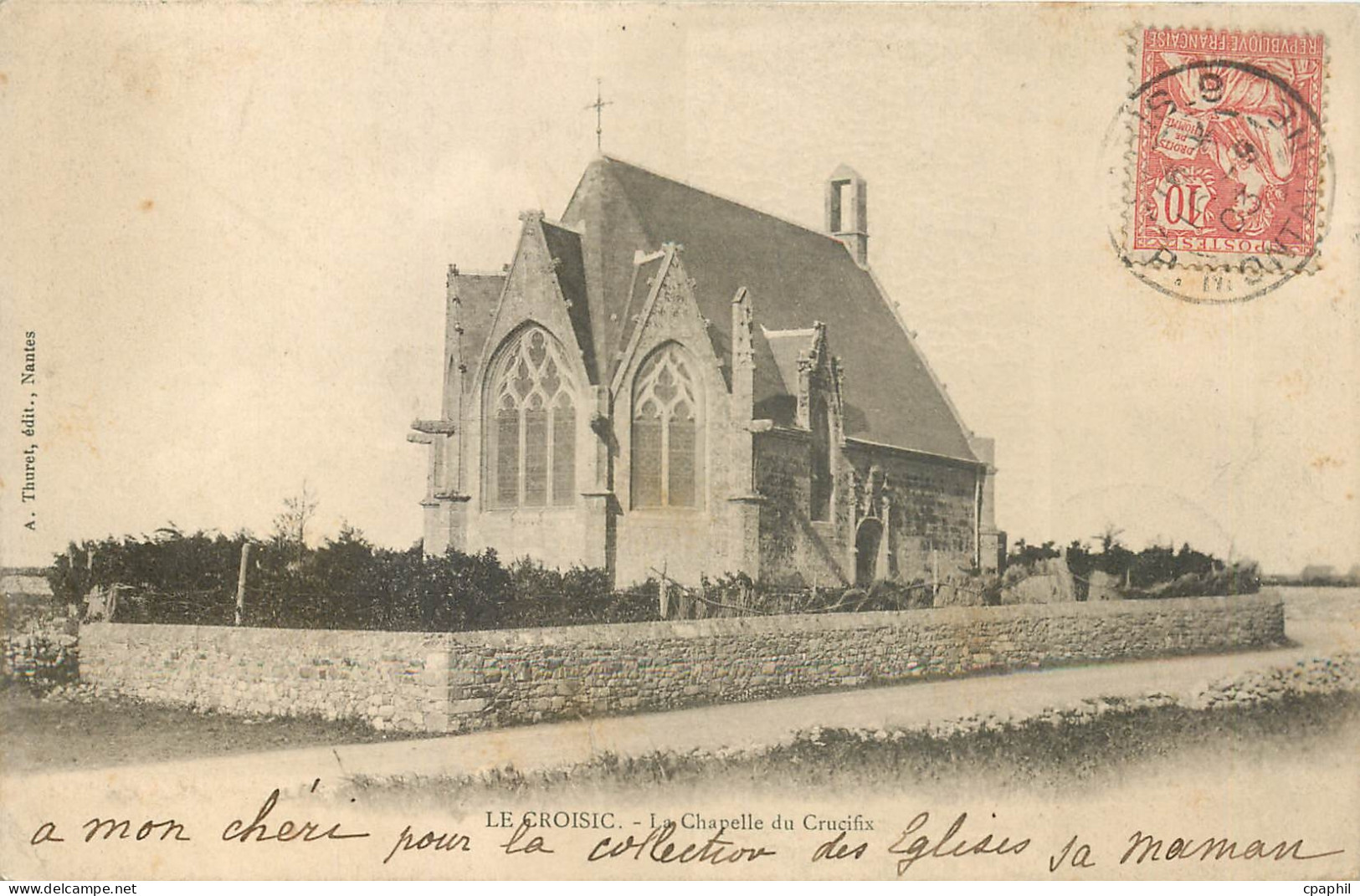 CPA Le Croisic - La Chapelle du Crucifix
