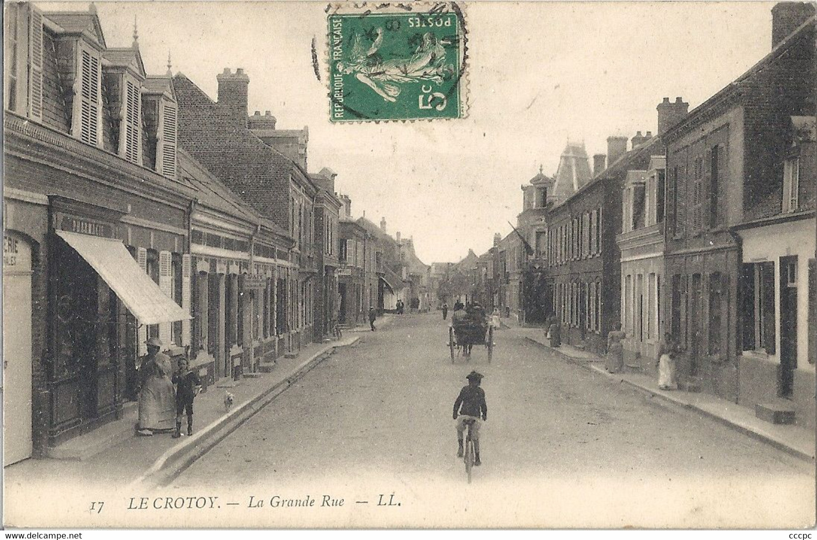 CPA Le Crotoy La Grande Rue