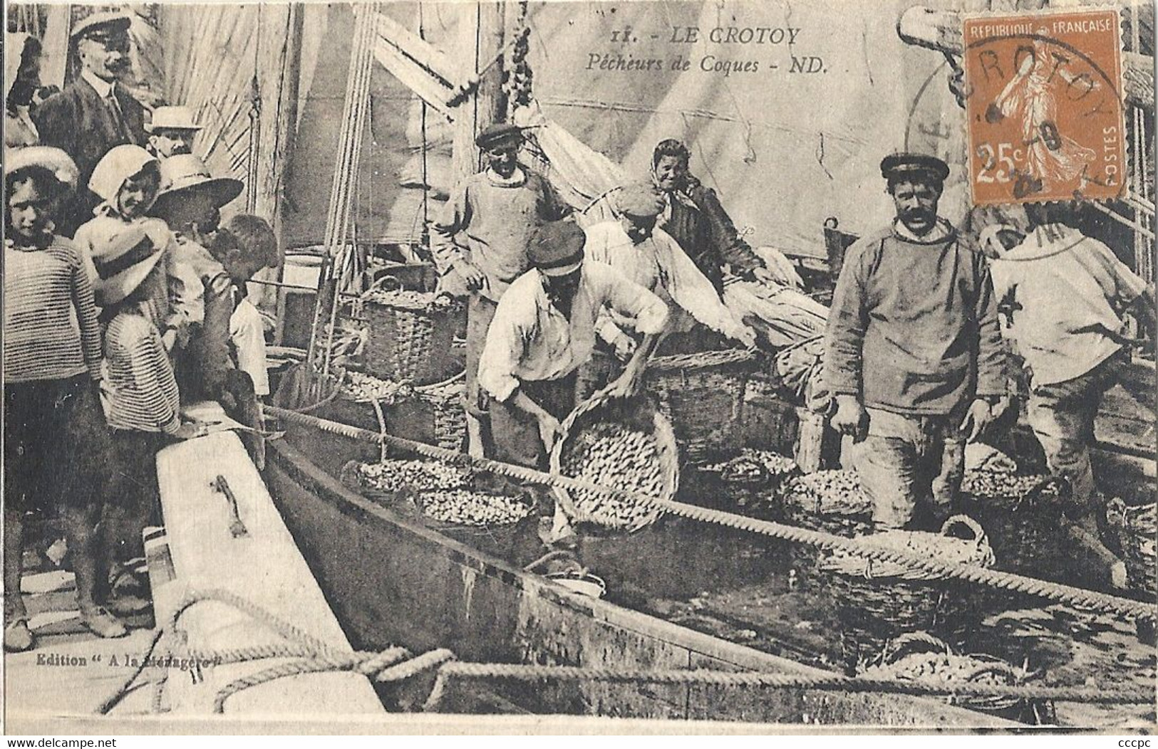 CPA Le Crotoy Pêcheurs de Coques