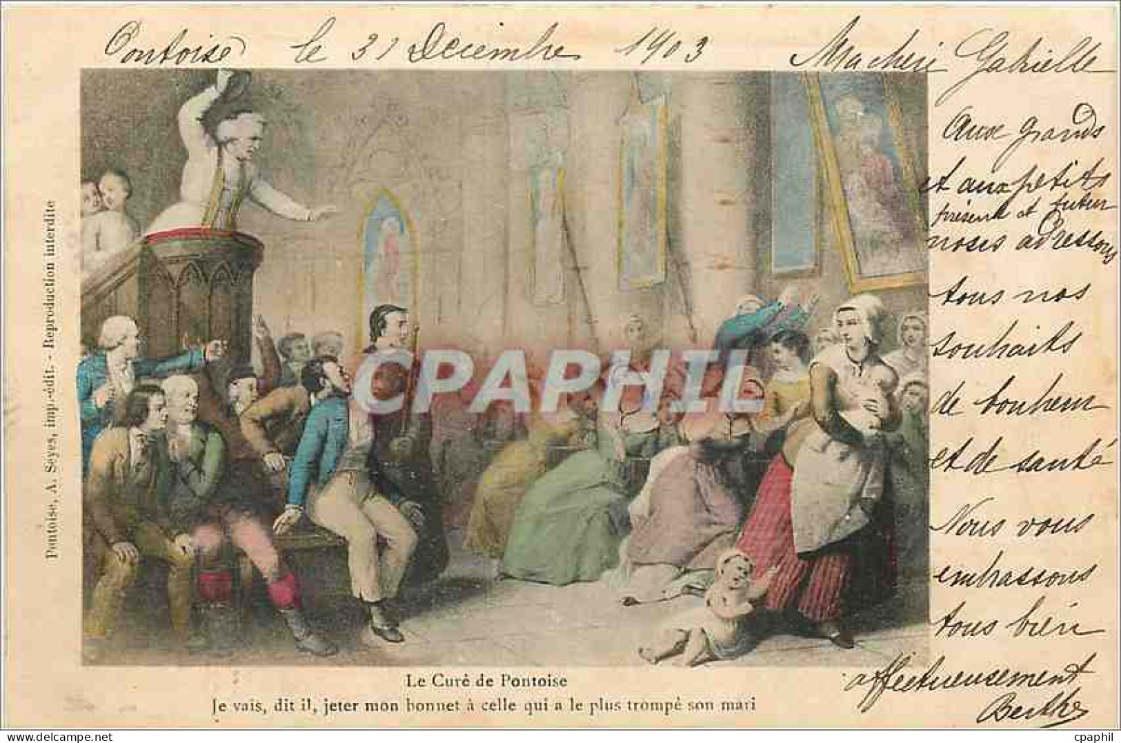 CPA Le Cure de Pontoise