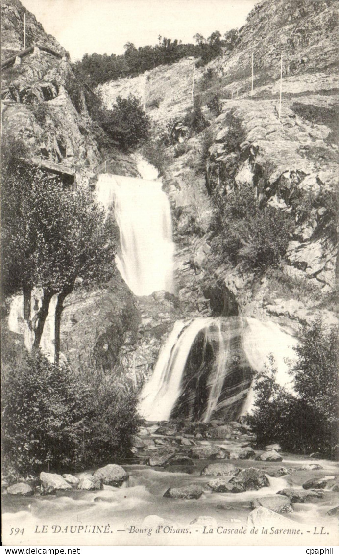 CPA Le Dauphine Bourg D'Oisans La Cascade De La Sarenne
