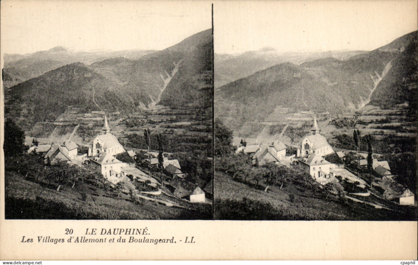 CPA Le Dauphine Les Villages d Allemont et du Boulangeard