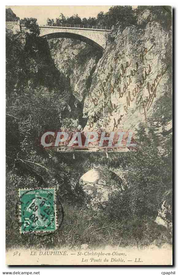CPA Le Dauphine St Christophe en Oisans Les Ponts du Diable
