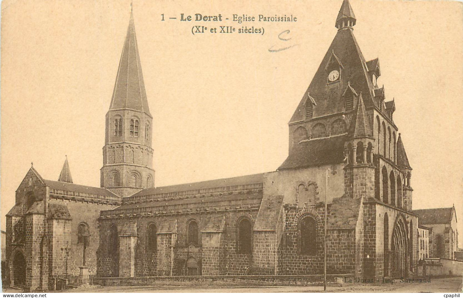 CPA Le Dorat Eglise Paroissiale
