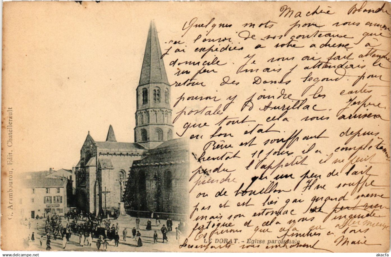 CPA Le DORAT - Église paroissiale (293958)