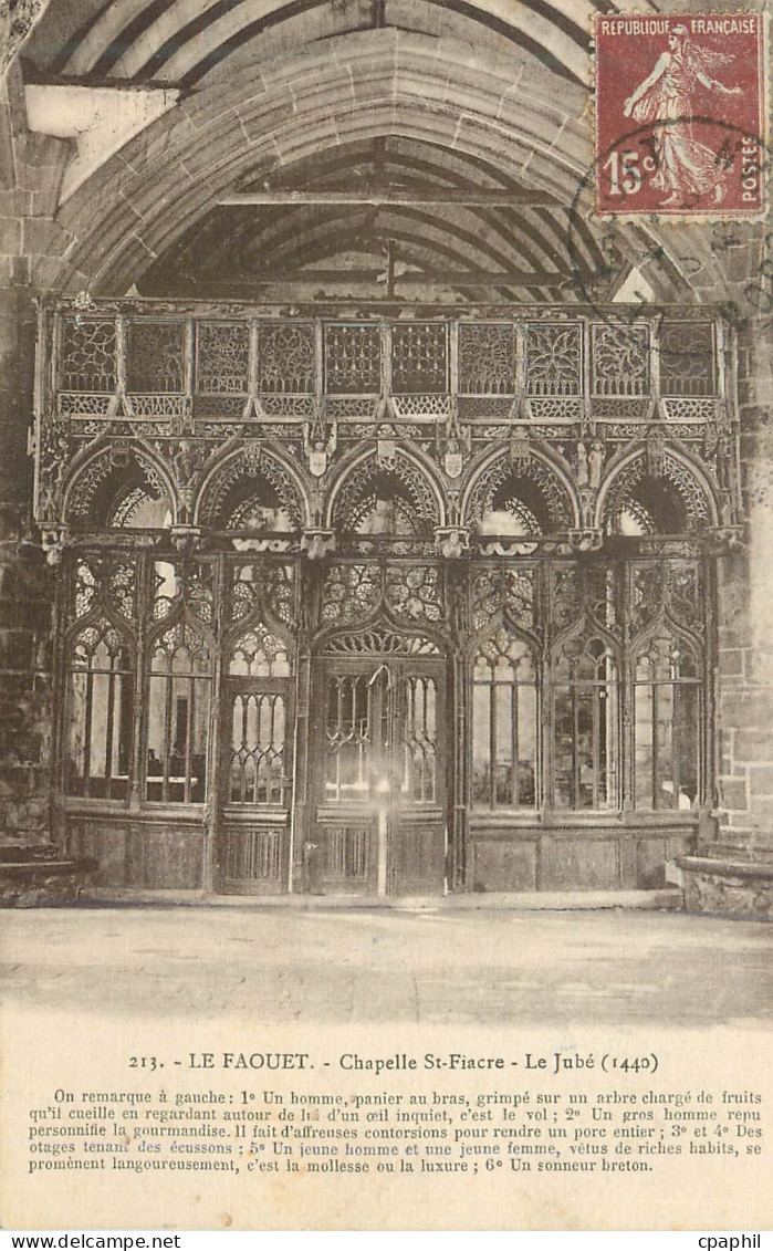 CPA Le Faouet Chapelle St Fiacre Le Jube
