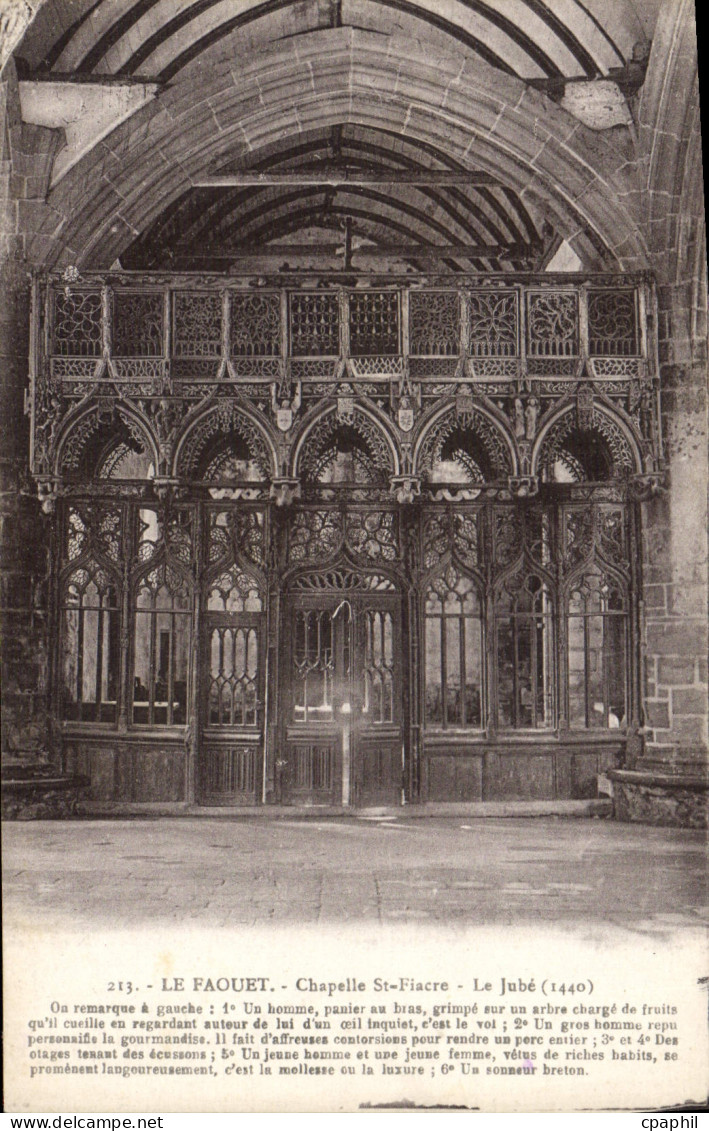 CPA Le Faouet Chapelle St Fiacre Le jube