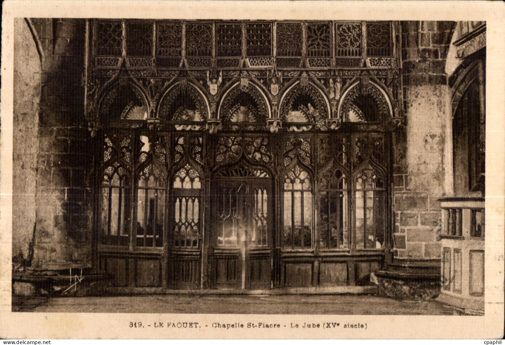 CPA Le Faouet Chapelle St Fiacre Le Jube(XV siecle)