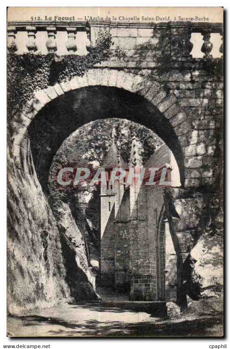 CPA Le Faouet L Arche de la chapelle Saint david a Saint Barbe