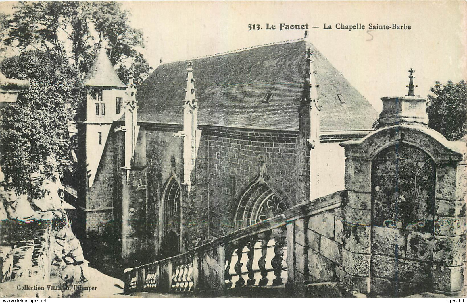 CPA Le Faouet La Chapelle Sainte Barbe