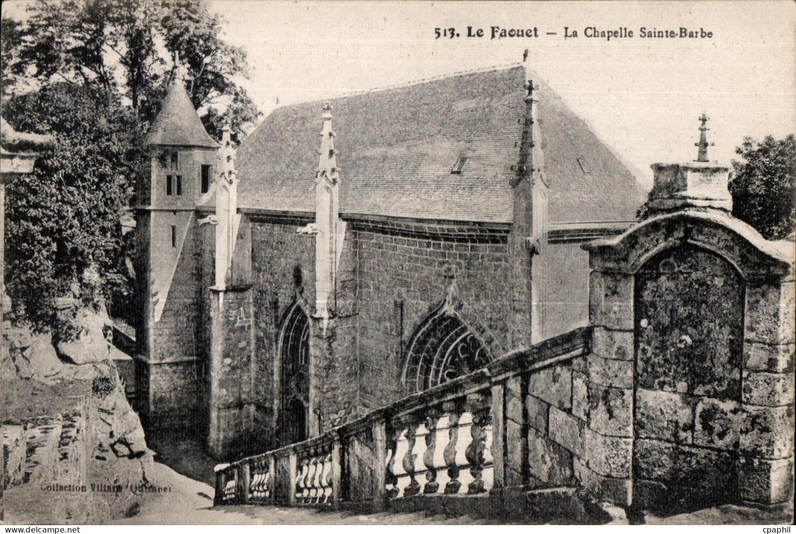 CPA Le Faouet La Chapelle Sainte Barbe