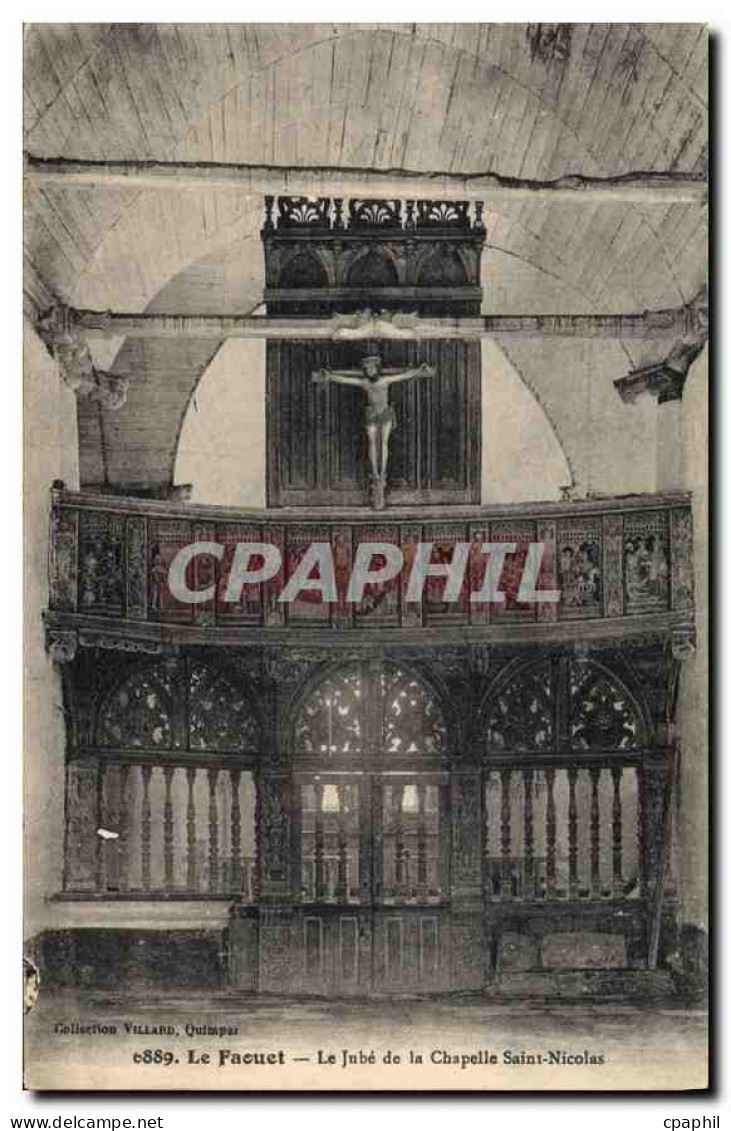 CPA Le Faouet Le Jube de la Chapelle Saint Nicolas