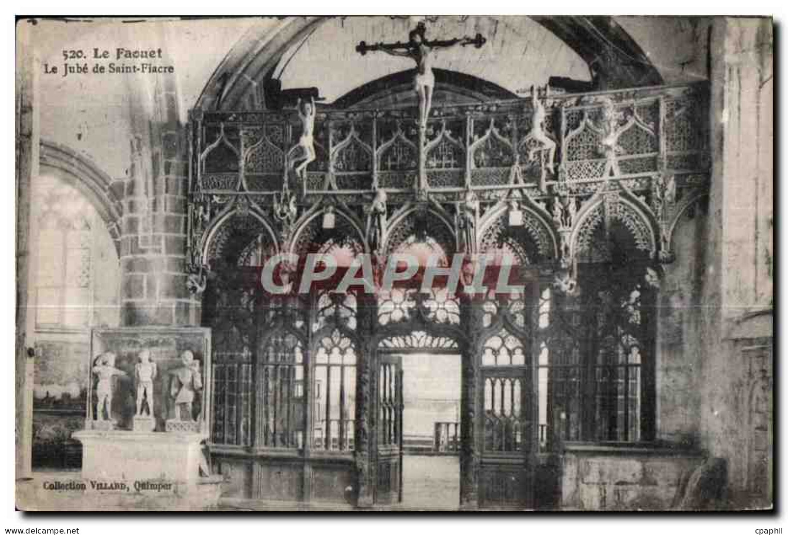 CPA Le Faouet Le jube de Saint Fiacre