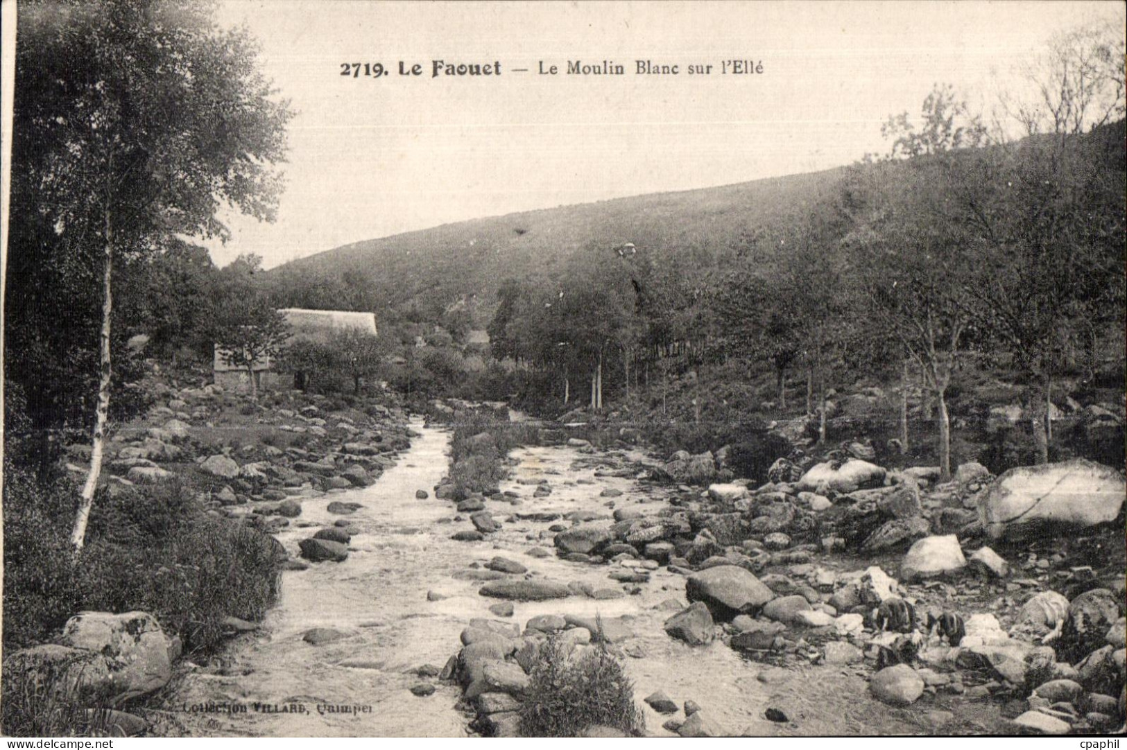 CPA Le Faouet Le Moulin Blanc sur l Elle