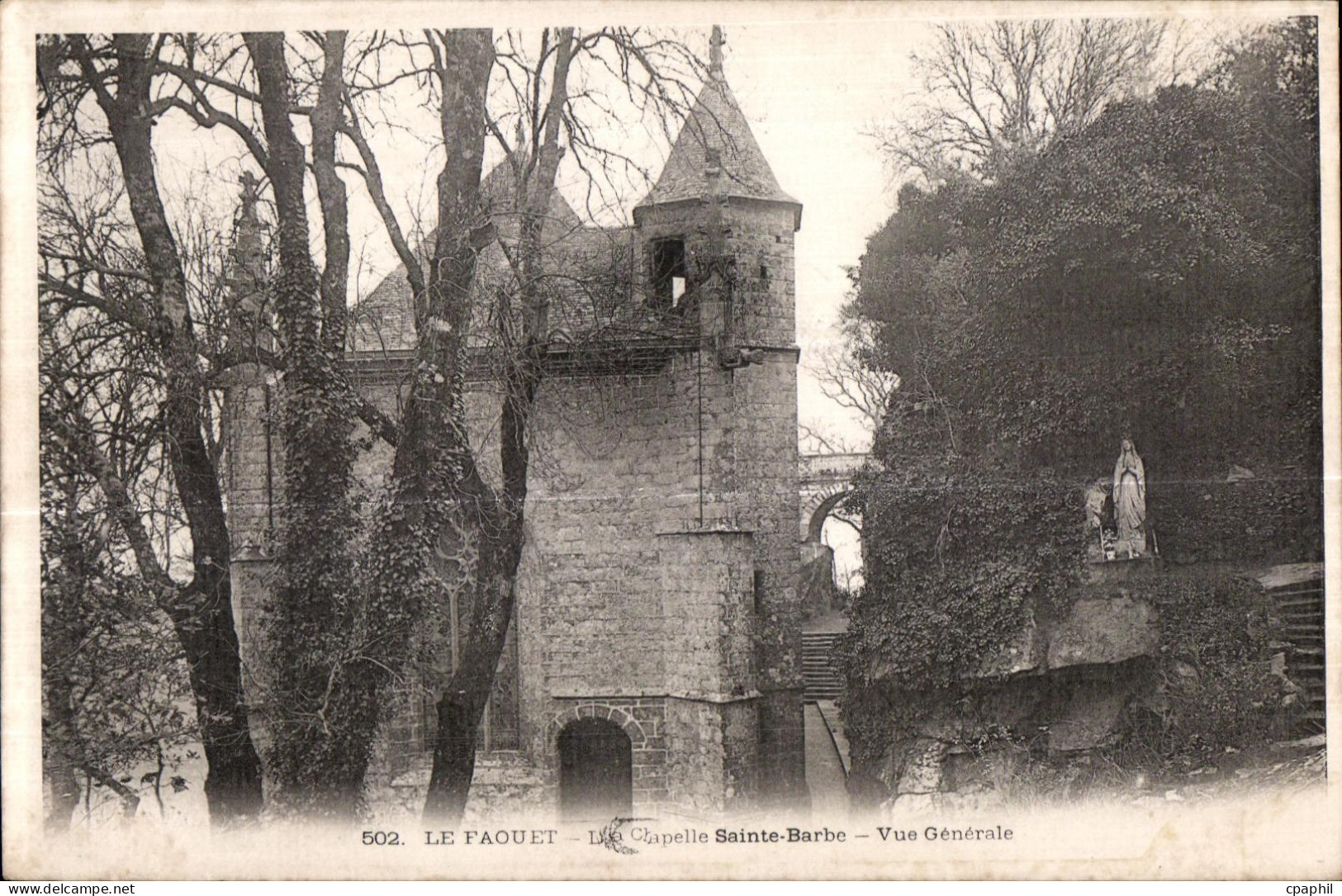 CPA Le Faouet Les Chapelle Saint Barbe Vue Generale