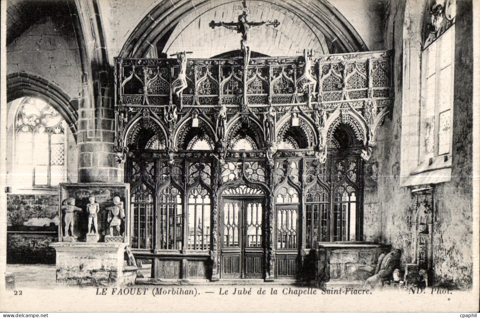 CPA Le Faouet (Morbihan) Le Jube de le Chapelle Saint Fiacre