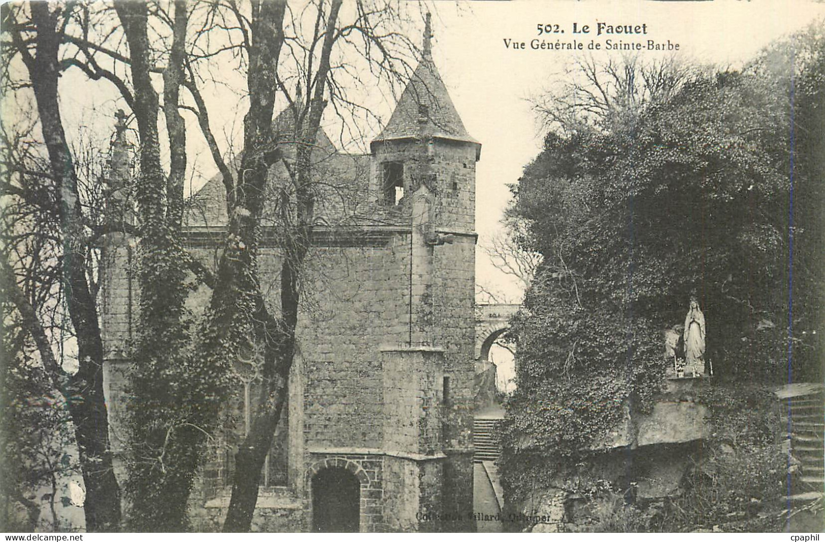 CPA Le Faouet Vue Generale de Sainte Barbe