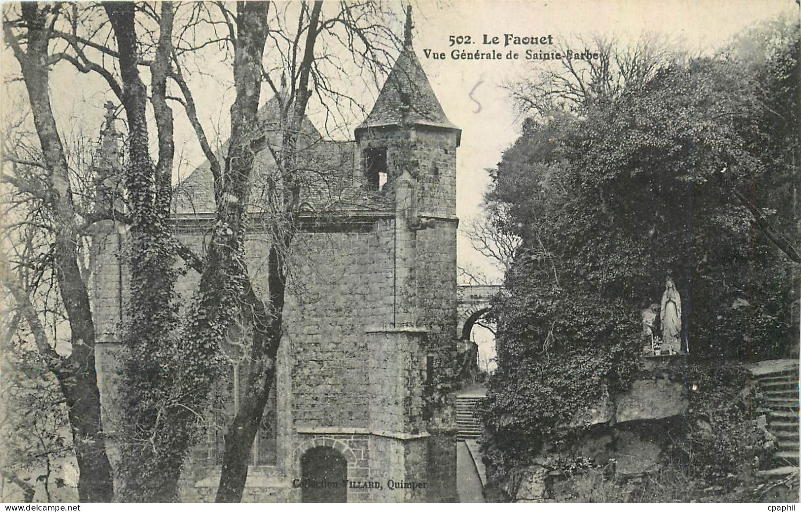 CPA Le Faouet Vue Generale de Sainte Barbe