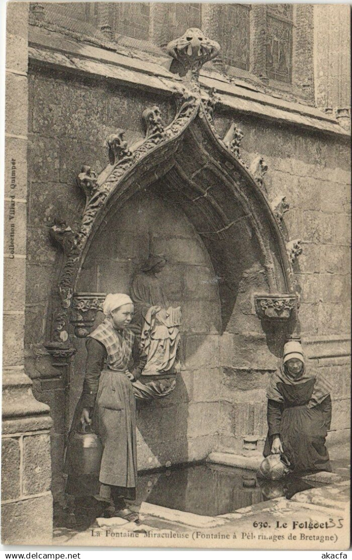 CPA LE FOLGOET Fontaine Miraculeuse (143683)