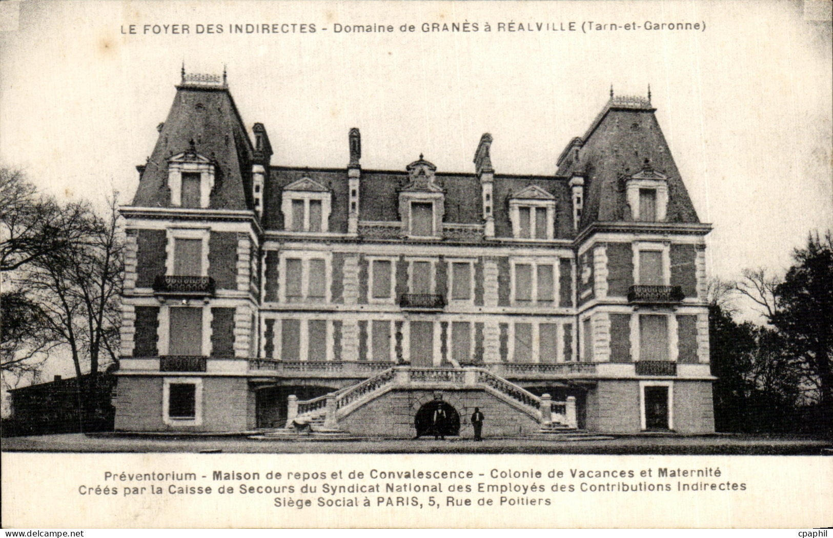 CPA Le Foyer Des Indirectes Domaine de Granes a Realville