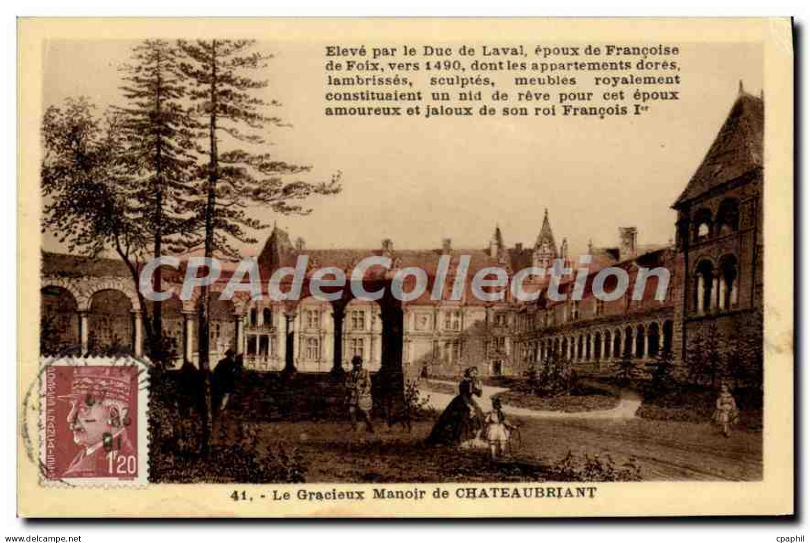 CPA Le Gracieux Manoir de Chateaubriant