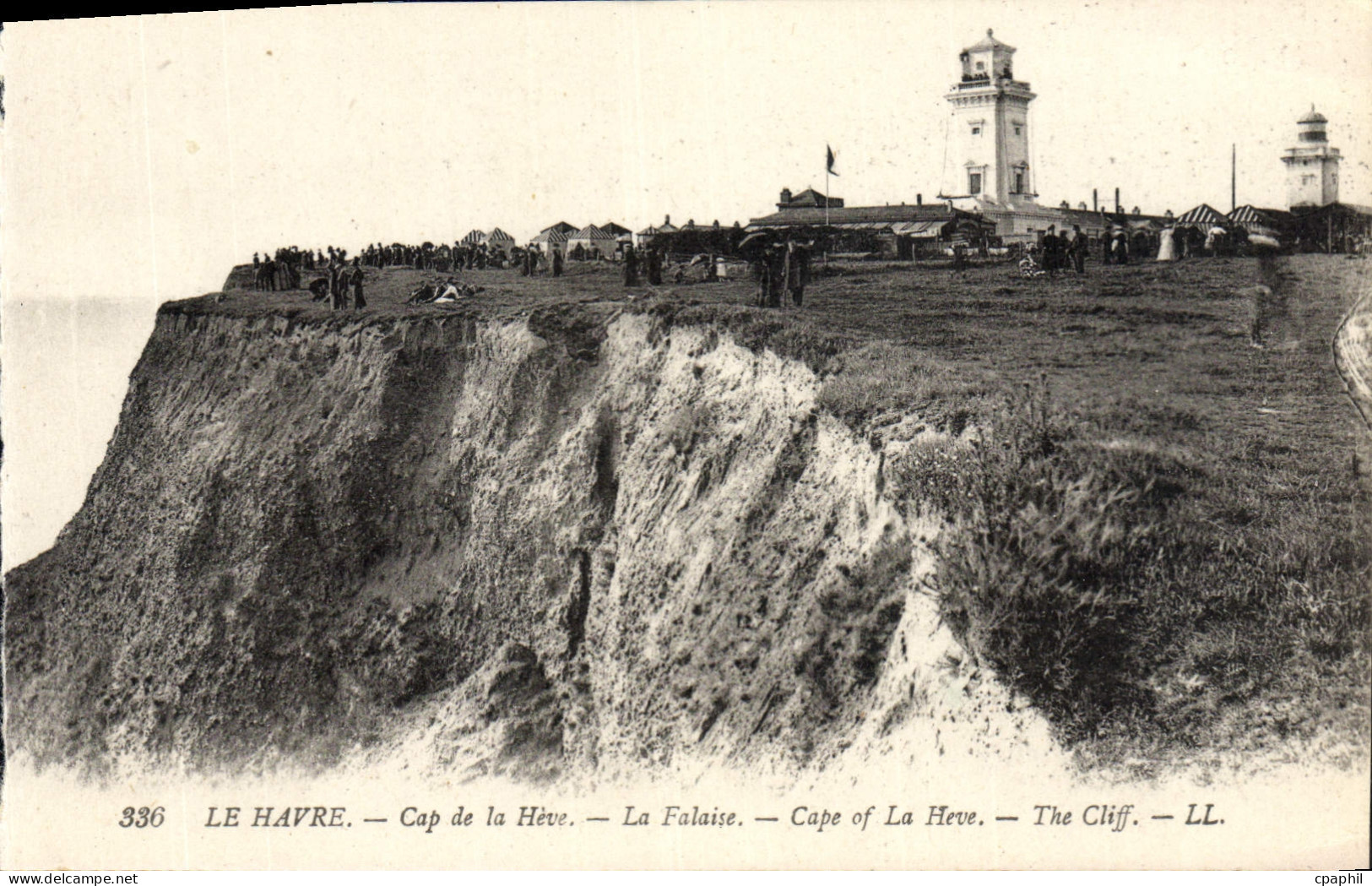 CPA Le Havre Cap de la Heve La Falaise
