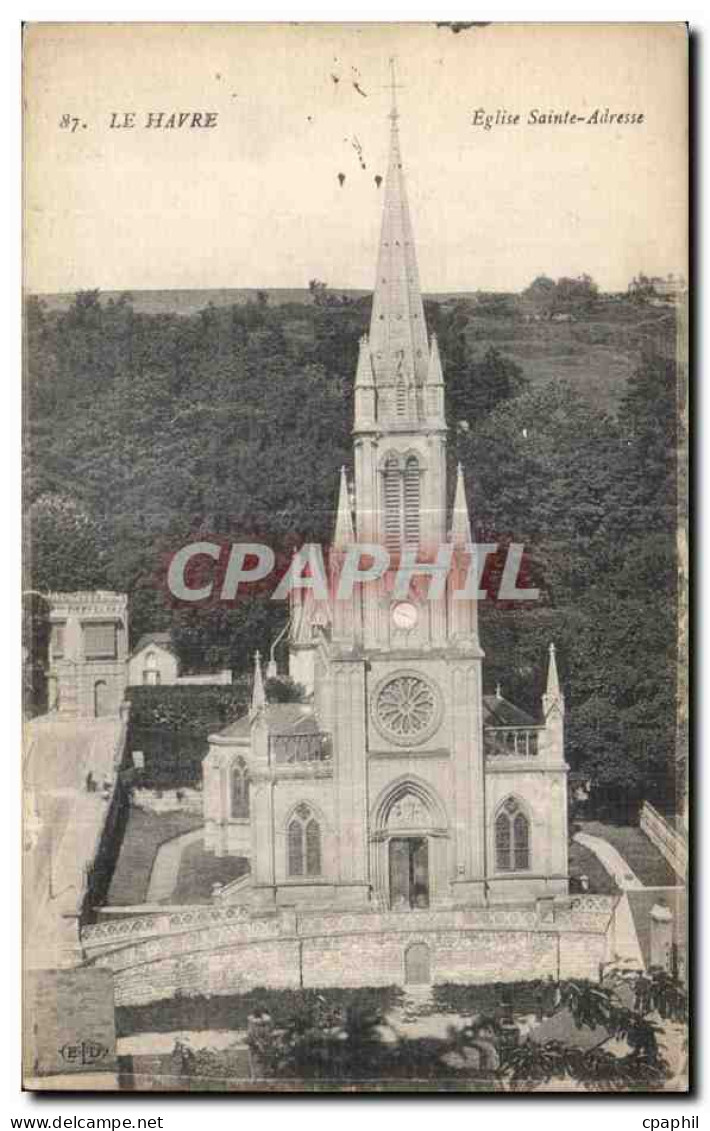 CPA Le Havre Eglise Sainte Adresse