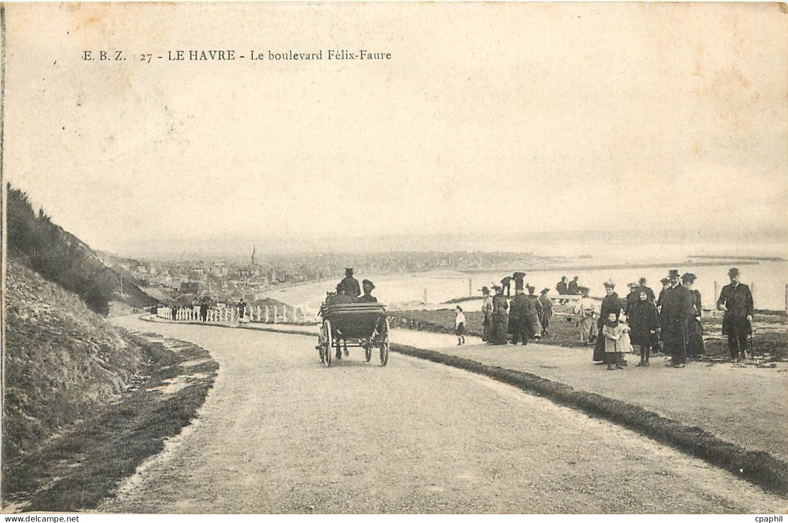 CPA Le Havre Le boulevard Felix Faure