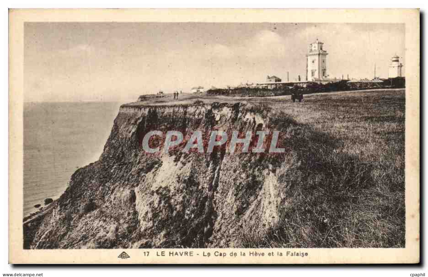 CPA Le Havre Le Cap De La Heve Et La Falaise