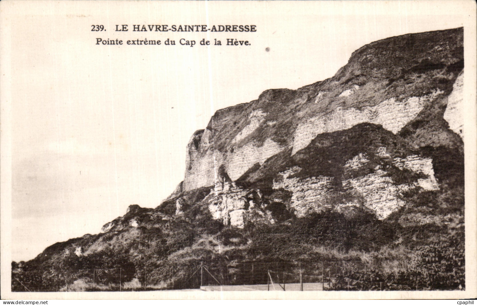 CPA Le Havre Saint Adresse Pointe extreme du Cap de la Heve