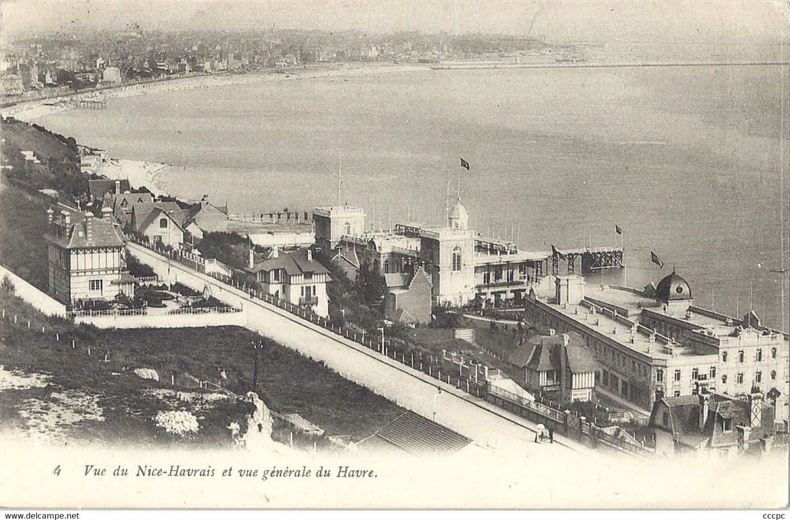 CPA Le Havre vue du Nice-Havrais et vue générale du Havre