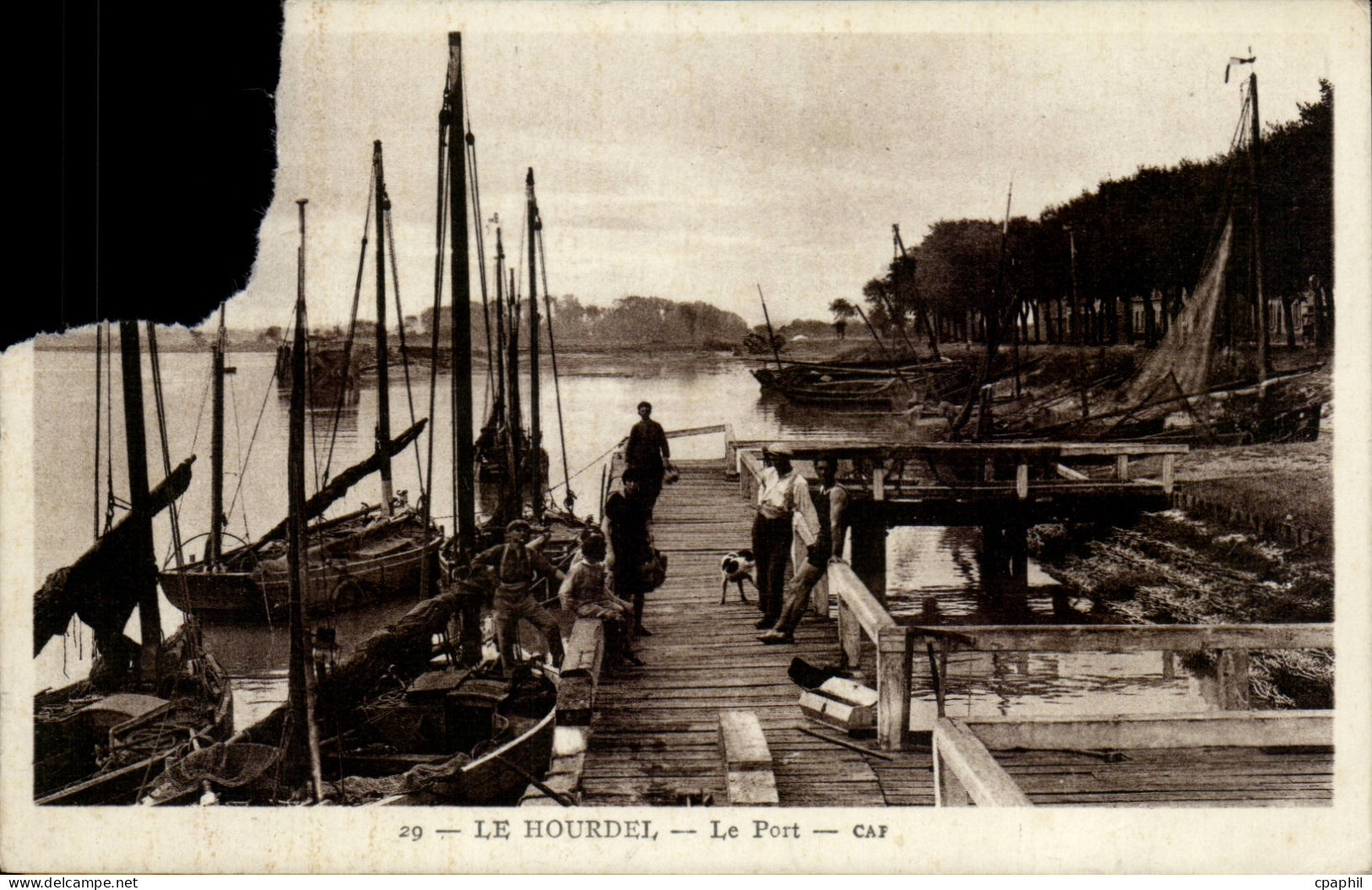 CPA Le Hourdel Le port